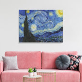 Sterrennacht Van Gogh Canvas Afdruk (Insitu (Woonkamer))