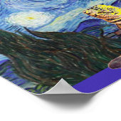 Sterrennacht, Van Gogh, Cat Art Parody Poster (Hoek)