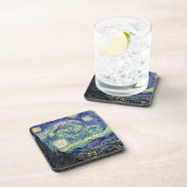 Sterrennacht van Gogh Drankjes Onderzetter (Rechterzijde)