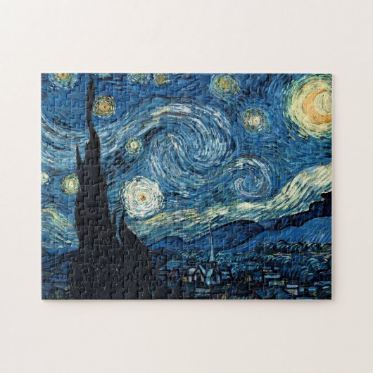Sterrennacht Van Gogh Fine Art Legpuzzel (Horizontaal)
