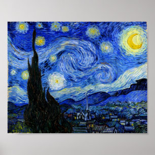 Sterrennacht Van Gogh Fine Art Poster