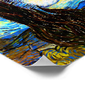 Sterrennacht Van Gogh Fine Art Poster (Hoek)