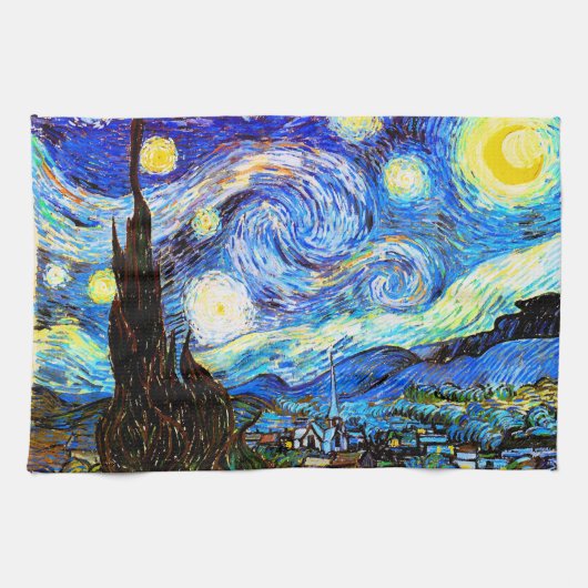 Sterrennacht Van Gogh Fine Art Theedoek (Horizontaal)
