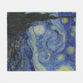 Sterrennacht Van Gogh Fleece Deken (Voorkant (Horizontaal))