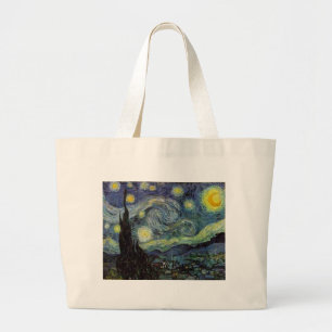 Sterrennacht - van Gogh Grote Tote Bag