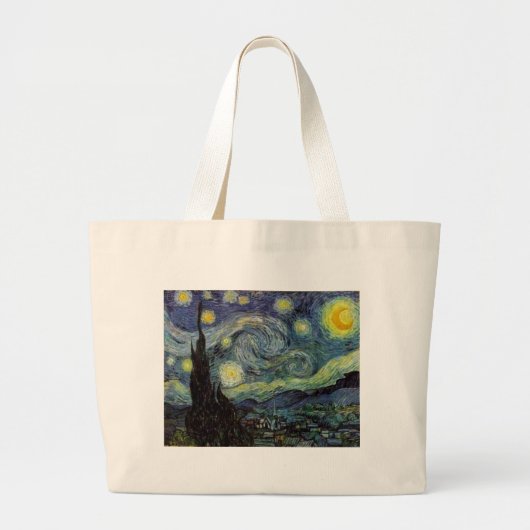 Sterrennacht - van Gogh Grote Tote Bag (Voorkant)