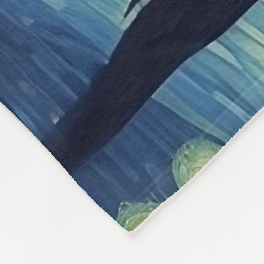 Sterrennacht Van Gogh Halloween Fleece Deken (Hoek)