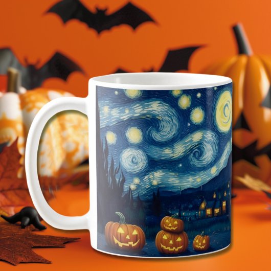 Sterrennacht Van Gogh Halloween Koffiemok
