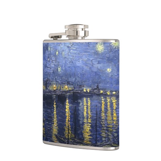 Sterrennacht van Gogh Heupfles (Links)