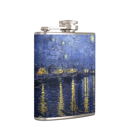 Sterrennacht van Gogh Heupfles (Rechts)