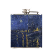 Sterrennacht van Gogh Heupfles (Achterkant)