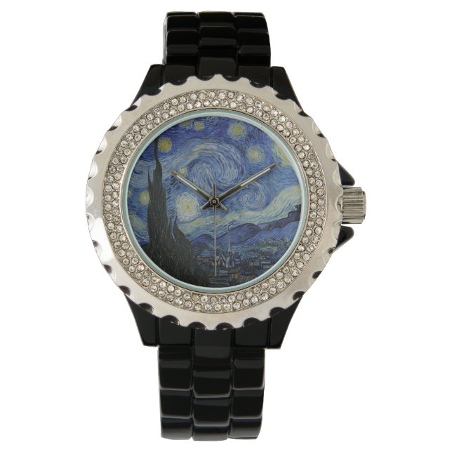 Sterrennacht Van Gogh Horloge (Voorkant)