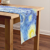 Sterrennacht Van Gogh Impressionisme Table Runner Medium Tafelloper (Voorbeeld)