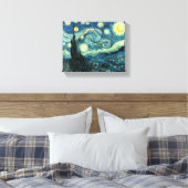 Sterrennacht Van Gogh Ingewikkeld Canvas Print (Insitu (Slaapkamer))