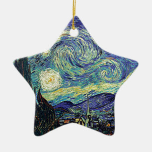 Sterrennacht van Gogh Keramisch Ornament