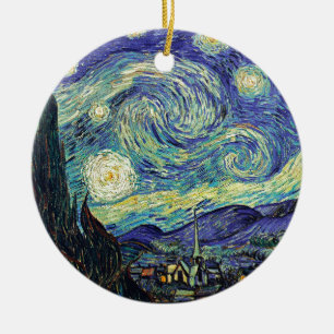 Sterrennacht van Gogh Keramisch Ornament