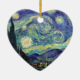 Sterrennacht van Gogh Keramisch Ornament