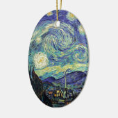 Sterrennacht van Gogh Keramisch Ornament (Links)