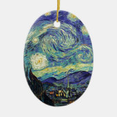 Sterrennacht van Gogh Keramisch Ornament (Voorkant)