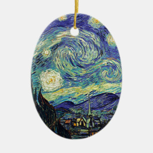 Sterrennacht van Gogh Keramisch Ornament