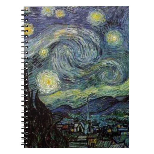 Sterrennacht - van Gogh Notitieboek (Voorkant)