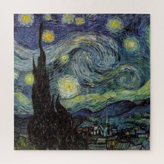 Sterrennacht - van Gogh Painting Art Legpuzzel (Verticaal)