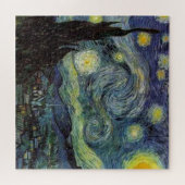 Sterrennacht - van Gogh Painting Art Legpuzzel (Horizontaal)