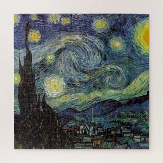Sterrennacht - van Gogh Painting Art Legpuzzel (Verticaal)