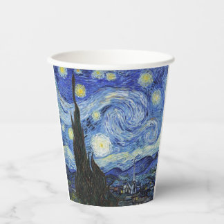 Sterrennacht Van Gogh Paper Cups Papieren Bekers