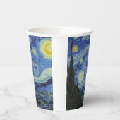 Sterrennacht Van Gogh    Papieren Bekers (Links)