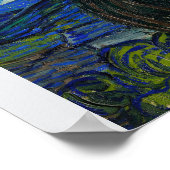 Sterrennacht Van Gogh Poster (Hoek)