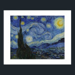 Sterrennacht Van Gogh Poster<br><div class="desc">Deze versie verlaat een witte grens, geschikt voor het toevoegen van een matting en een lijst. Over het werk De Sterrennacht Sterrennacht (Nederlands: De sterrennacht) is een schilderij van de Nederlandse postpressionist Vincent van Gogh. In juni 1889 werd het uitzicht 's nachts buiten zijn sanitariumraam op Saint-Rémy-de-Provence (in Zuid-Frankrijk) geschilderd,...</div>