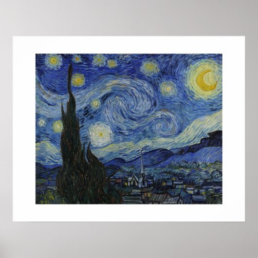 Sterrennacht Van Gogh Poster (Voorkant)