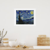 Sterrennacht Van Gogh Poster (Keuken)