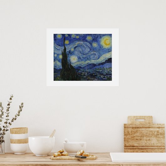 Sterrennacht Van Gogh Poster (Keuken)