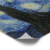 Sterrennacht Van Gogh Poster (Hoek)