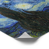 Sterrennacht Van Gogh Poster (Hoek)