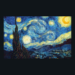 Sterrennacht - Van Gogh Poster<br><div class="desc">Een van de beroemdste schilderijen van Vincent Van Gogh. Starry Nigh is een prachtig meesterwerk dat perfect past in je huis of in je kantoor.</div>
