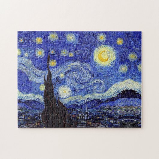Sterrennacht Van Gogh Puzzles Legpuzzel (Horizontaal)