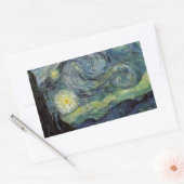 Sterrennacht - van Gogh Rechthoekige Sticker (Envelop)