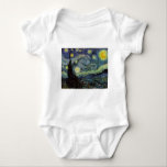 Sterrennacht - van Gogh Romper<br><div class="desc">Van de mineramp van Nuenen tot degene die hij op zijn vensterbank plaatste na de scène met Gauguin; van de avondster merkte hij op in 1875 in Corot Olive Orchard tot de brief die hij in augustus 1888 aan zijn broer schreef, waarin hij zei: "Op een dag of op een...</div>