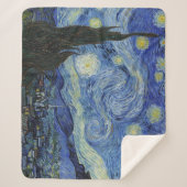 Sterrennacht Van Gogh Sherpa Deken (Voorkant)