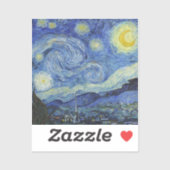 Sterrennacht Van Gogh Sticker (Vel)