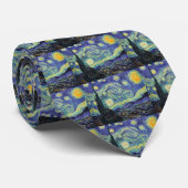 Sterrennacht van Gogh Stropdas (Opgerold)