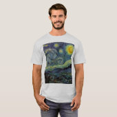 Sterrennacht van Gogh T-shirt (Voorkant volledig)