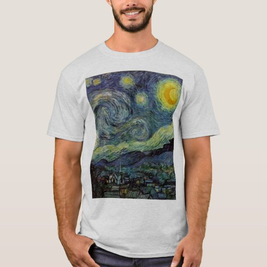 Sterrennacht van Gogh T-shirt (Voorkant)