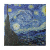 Sterrennacht Van Gogh Tegeltje (Voorkant)