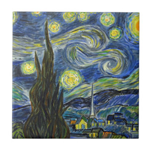 Sterrennacht Van Gogh Tegeltje