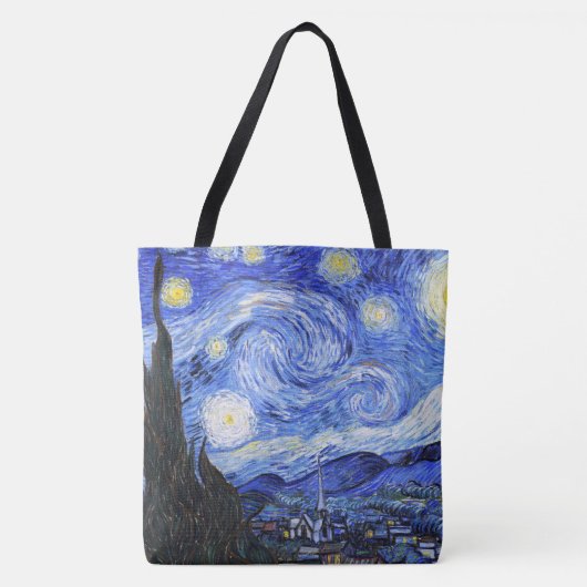 Sterrennacht Van Gogh Tote Bag (Voorkant)