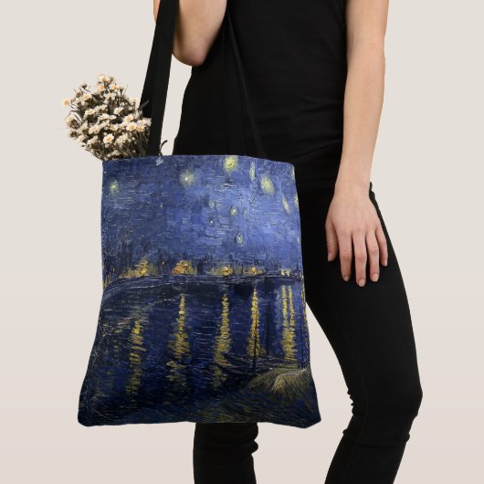 Sterrennacht van Gogh Tote Bag (Dichtbij)